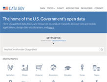 Tablet Screenshot of data.gov
