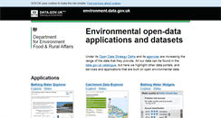 Desktop Screenshot of environment.data.gov.uk