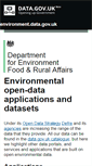 Mobile Screenshot of environment.data.gov.uk