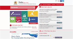 Desktop Screenshot of data.gov.ma
